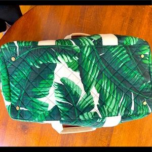 India Hicks Riviera Palm Frond Duffle Bag